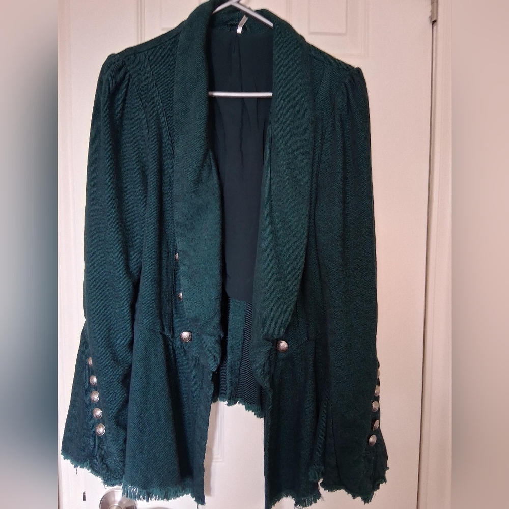Free People Ruffles Romance Jacket Medium